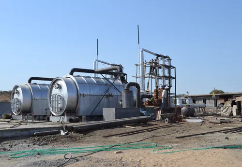 tyre recycling plant
